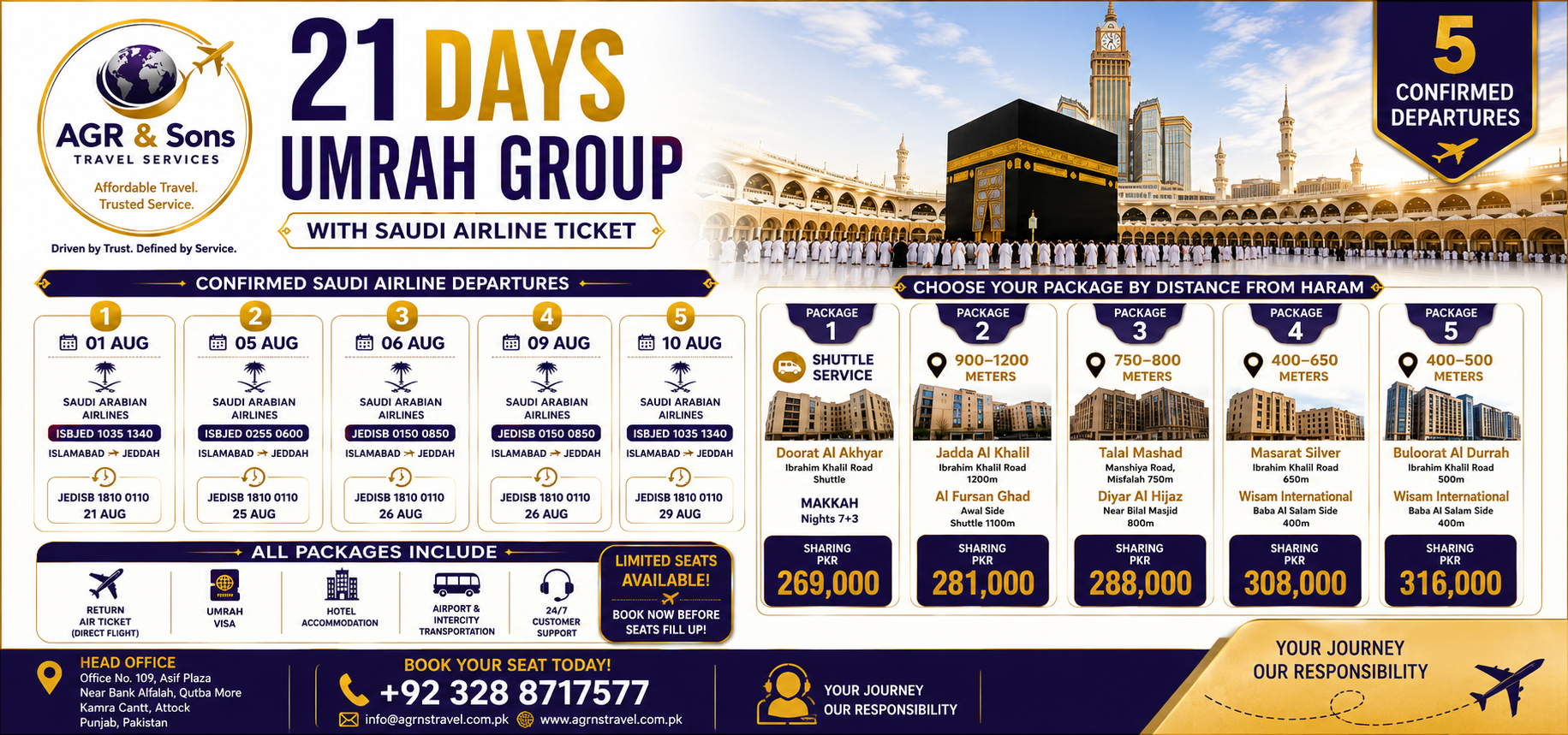 AGR & SONS TRAVEL SERVICES (SMC-PRIVATE) LIMITED cover photo