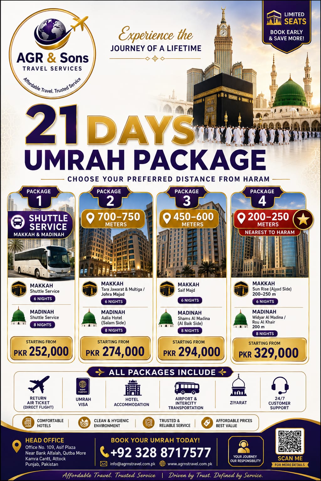21 Days Umrah Package — 
